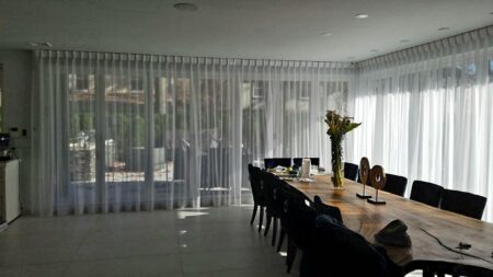 Sheer drapes for dining room 1